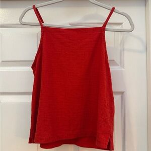Madewell Red Tank Top